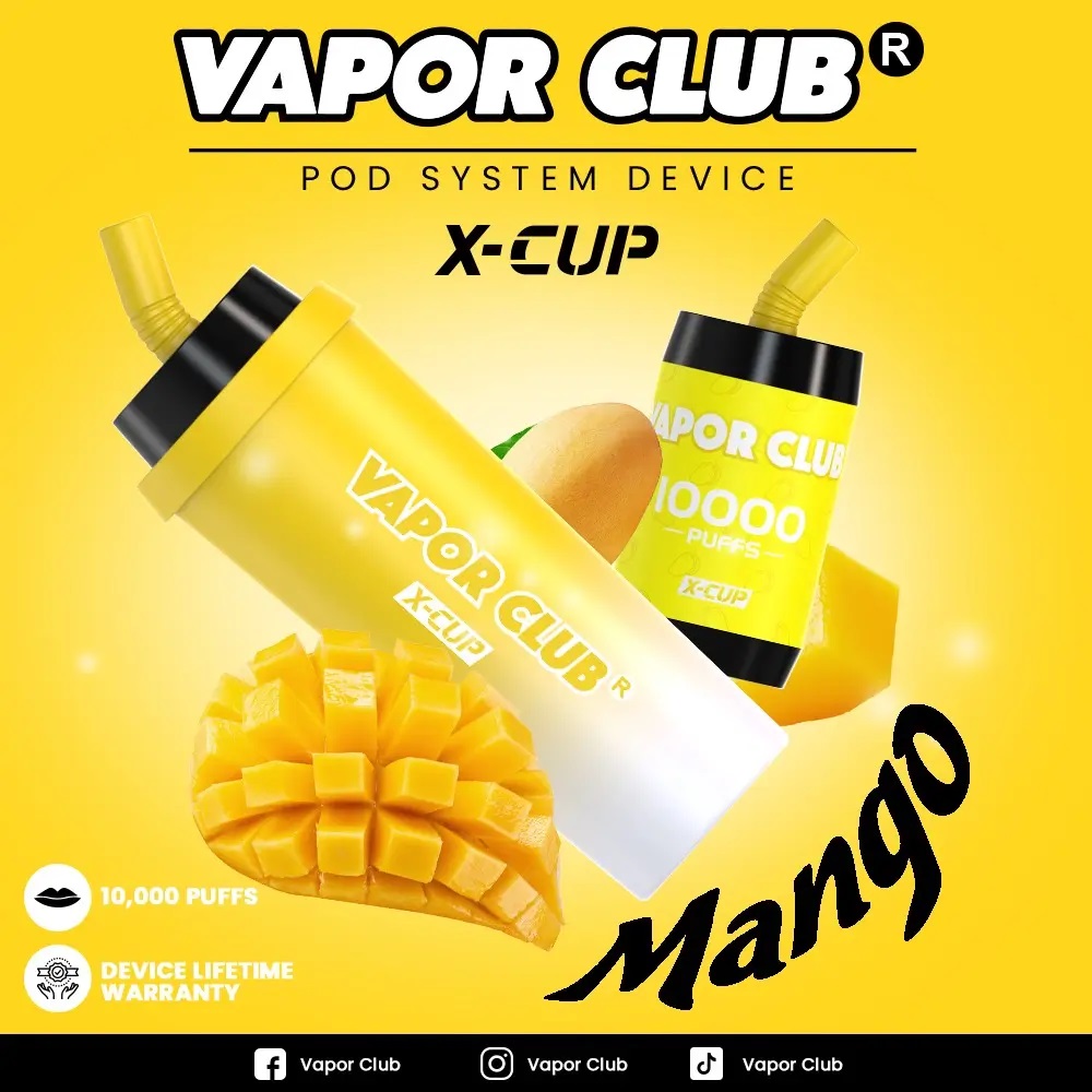 VAPOR CLUB XCUP 10000 DISPOSABLE SG VAPE